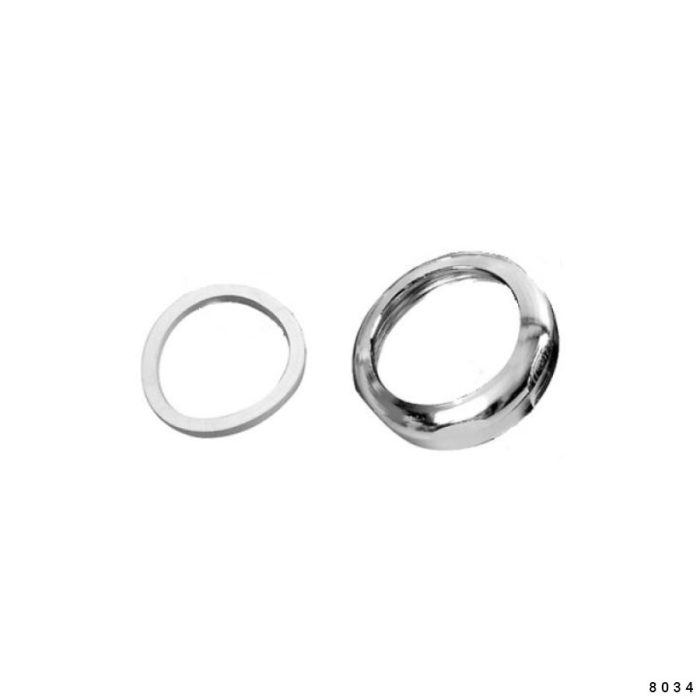 Tuercas de metal para sifones 8034